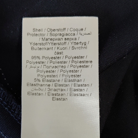 Navy Short-Sleeve Midi Dress with Contrast Trim - Picture 6 of 6